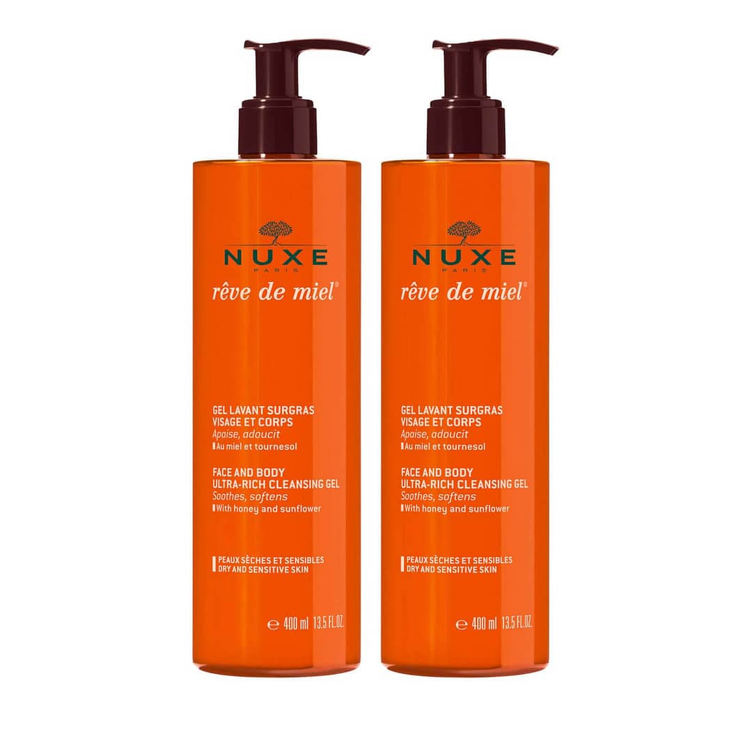 Comprar NUXE en Gran FarmaciaAndorra. Este dúo contiene 2 geles limpiadores dermatológicos rostro y cuerpo Rêve de Miel 400 ml #skincare #nuxe #beauty #vichy #hudabeauty #cosmetics #larocheposay #revedemiel #nuxefrance #nuxeparis #nuxeespaña #nuxebio #nuxesun #nuxefx #nuxeoil #nuxemoments #nuxegeneration #nuxespa #nuxebody #nuxeireland #nuxelovers #nuxe30 #nuxewhite #nuxelover #nuxe_sa #nuxespaña #nuxellence #nuxeaddict #nuxesa #nuxelipbalm #nuxeus #nuxemen #nuxebiobeaute #nuxesuisse #granfarmacia #cosmeticaorganica #dermatologie #svr #mustelabio #granfarmaciaandorra #granfarmaciaonline #farmaciaandorraonline #granfarmacianueva #farmacia #cosmetica