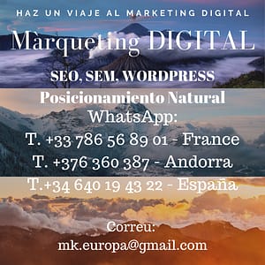 Haz un viaje al Marketing Digital SEO SEM WORDPRESS y Posicionamiento Natural de webs en Wordpress1